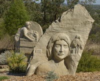 Heritage Sculptures at Pensioners Hill Lookout