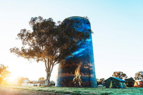 Deniliquin Water Tower Mural - Attractions Sydney 1