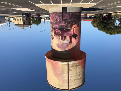Kadina Water Tower Mural - Attractions Sydney 1