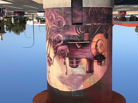 Kadina Water Tower Mural - Attractions Sydney 2