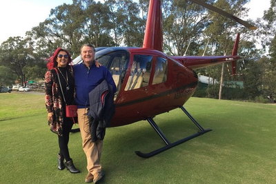 Helicopter Tour of Hunter Valley in New South Wales with Lunch